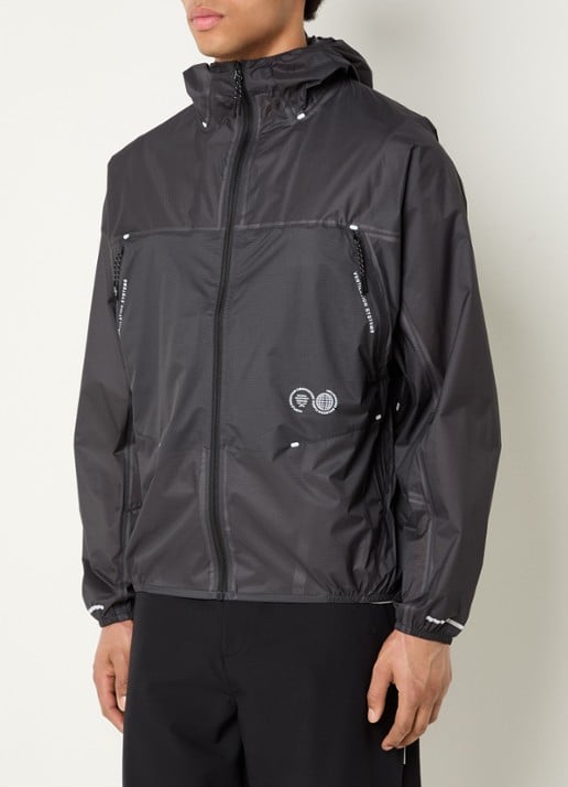 Purple Mountain Stinger jack met capuchon en ritszakken
