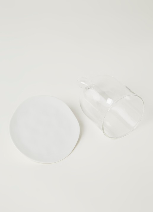 Rader Mini stolp met schaal 13,5 cm  - detail wit
