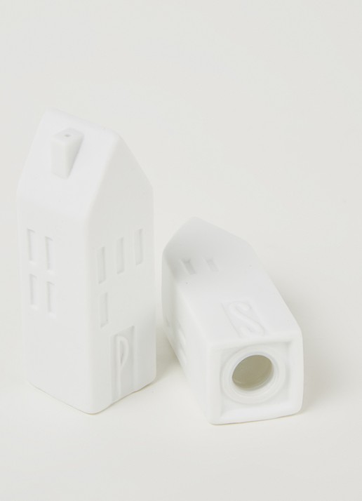 Rader Peper- en zoutstel 2-delig 8 cm - detail wit