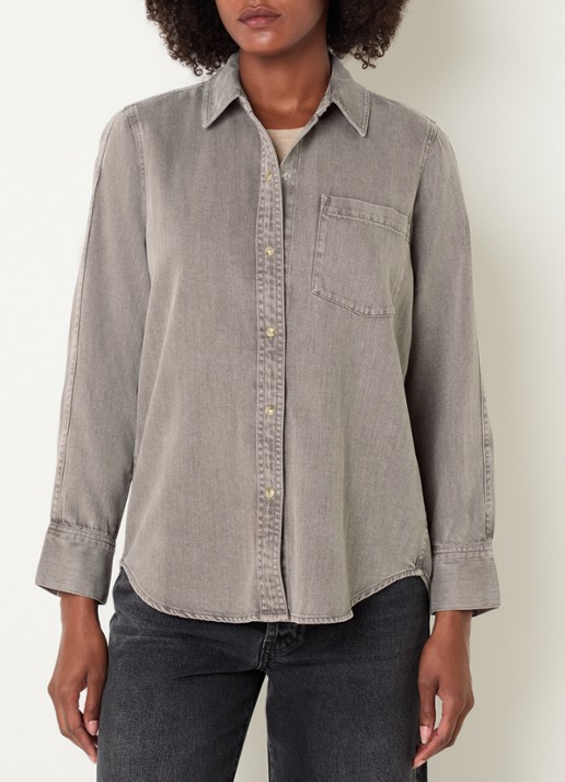 Rails Atticus blouse met borstzak