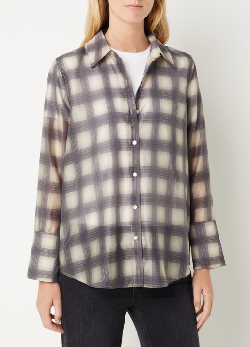 Rails Bishop blouse met ruitdessin