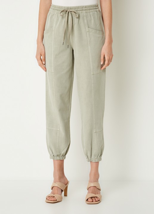 Rails Haven high waist cropped tapered fit cargobroek