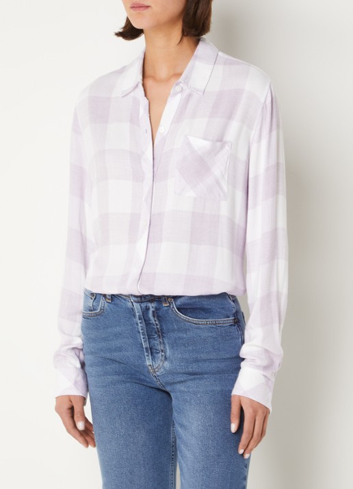 Rails Hunter blouse van flanel met ruitdessin