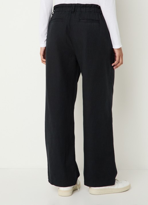 Rails Lira high waist cropped flared fit broek  - achterkant 2 zwart