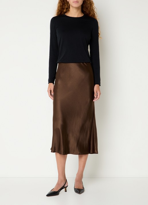 Rails Longsleeve van  katoen met stretch - voorkant 2 zwart
