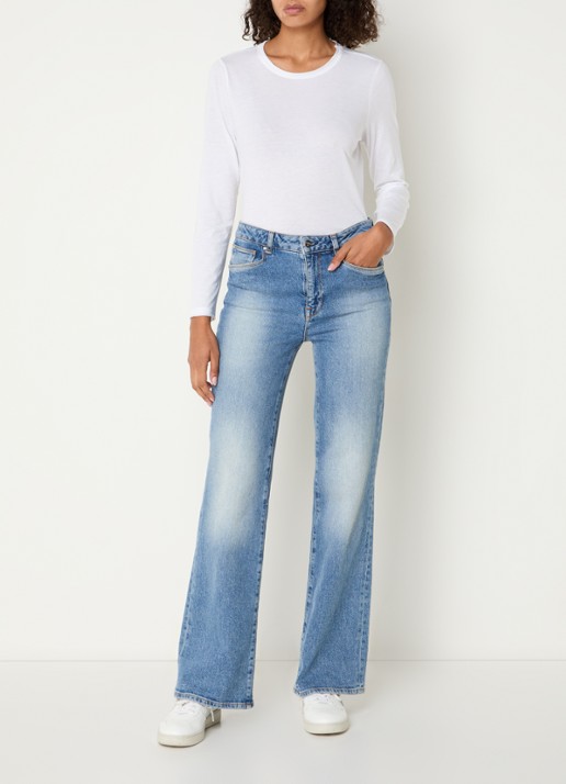 Rails Longsleeve van  katoen  - voorkant 2 wit