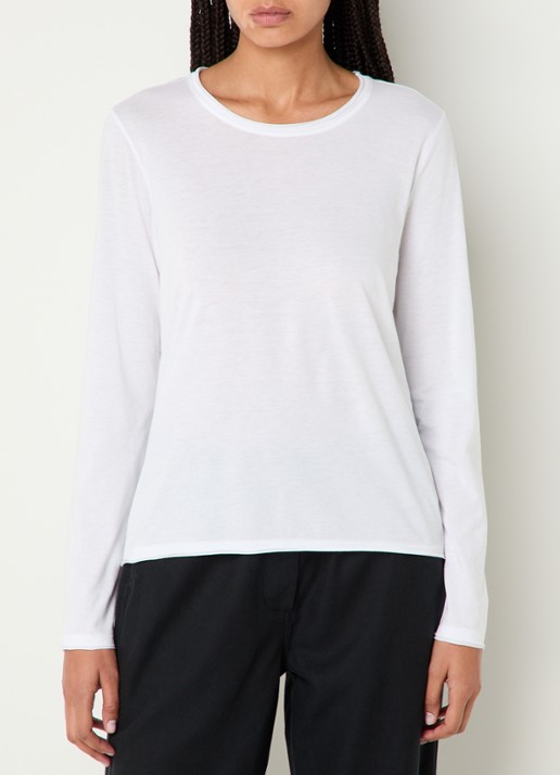 Rails Longsleeve van  katoen  - detail 5 wit