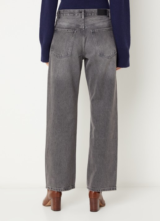 Rails Low waist straight fit jeans met gekleurde wassing - achterkant 3 grijs