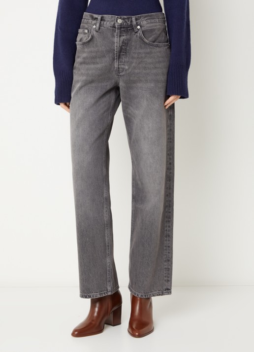Rails Low waist straight fit jeans met gekleurde wassing