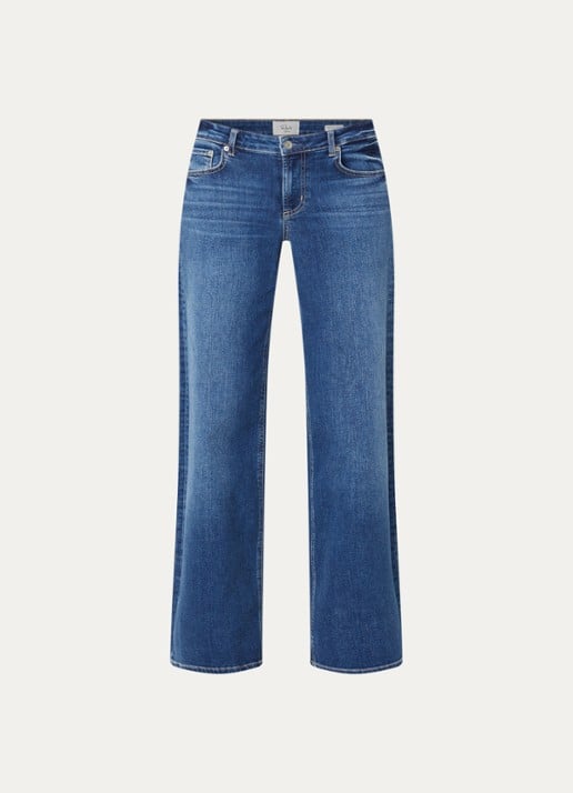 Rails Low waist straight fit jeans met medium wassing - voorkant 4 indigo