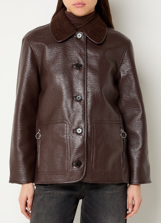 Rails Luis lammy coat met ritszakken