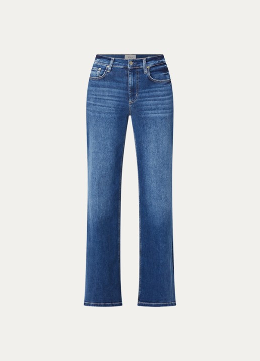Rails Mid waist flared fit jeans met medium wassing - voorkant 2 indigo