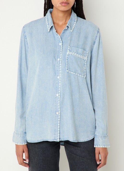 Rails Saya blouse  met borstzak