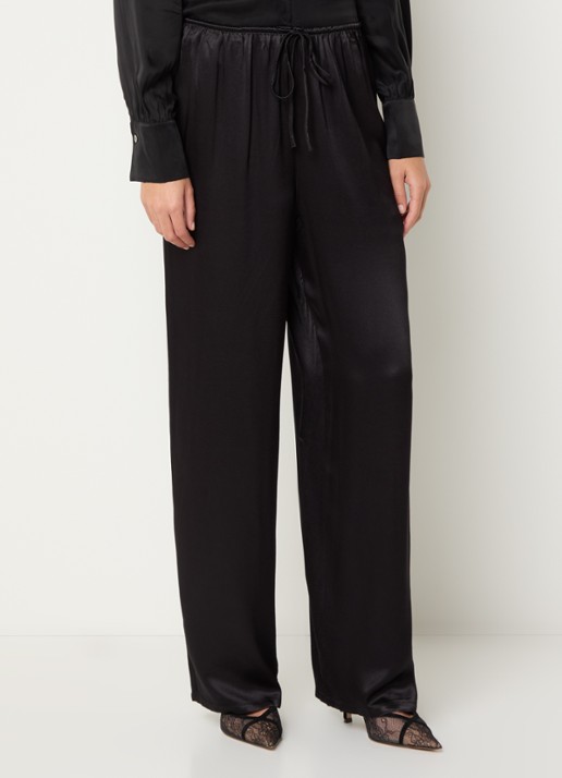 Rails Virgo low waist balloon fit broek van satijn