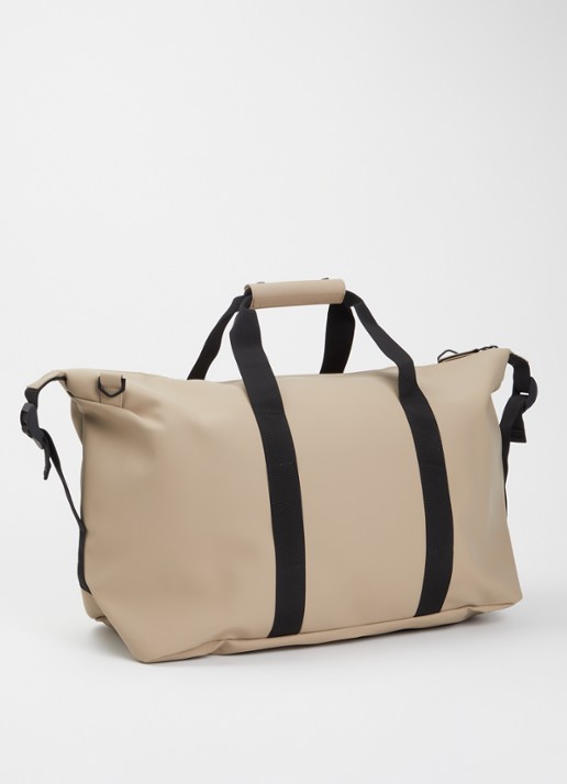 Rains Hilo weekendtas met waterafstotende coating - achterkant 5 beige