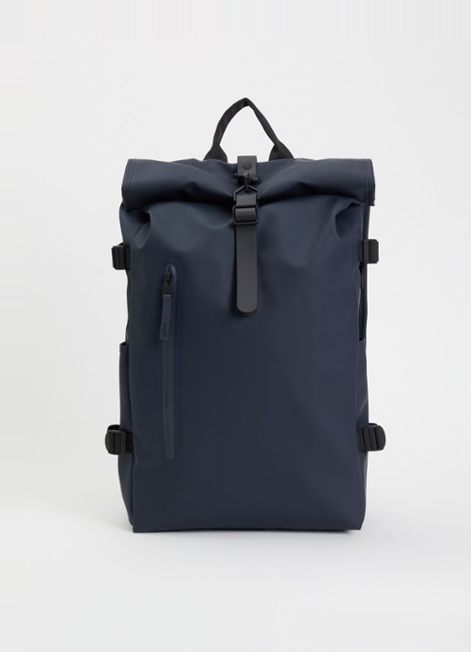 Rains Rolltop Large rugzak met 16 inch laptopvak en waterafstotende coating