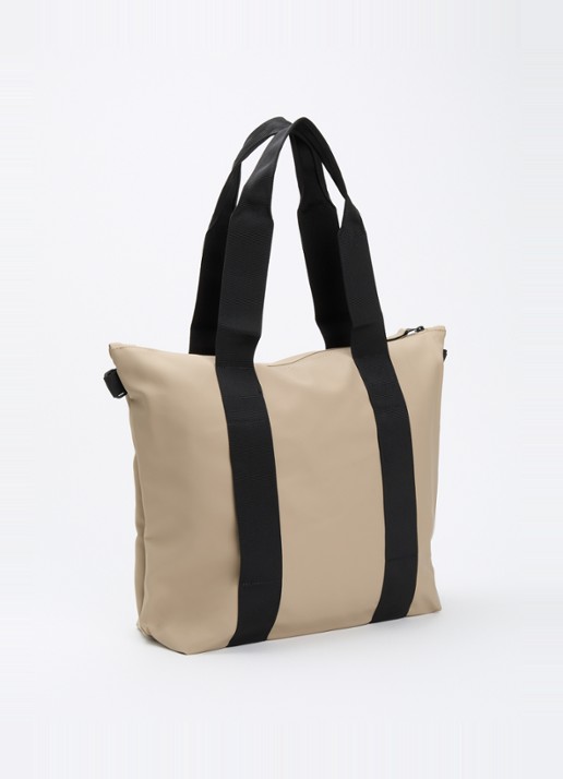 Rains Schoudertas met afneembare schouderriem - achterkant beige