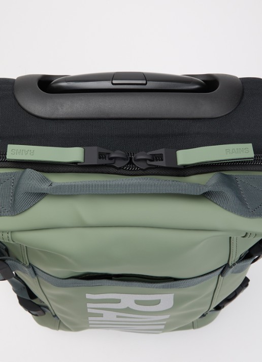 Rains Texel Cabin trolley 55 cm - detail 4 olijfgroen