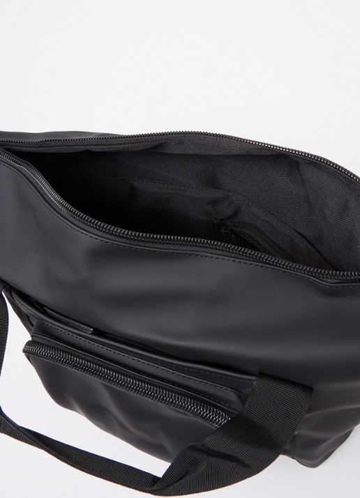 Rains Texel Kit weekendtas met waterafstotende coating - detail 3 zwart