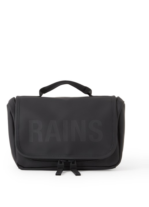 Rains Texel toilettas met waterafstotende coating en logo