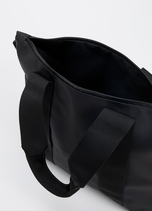 Rains Tote Micro W3 schoudertas met afneembare schouderriem en waterafstotende coating - detail 3 zwart