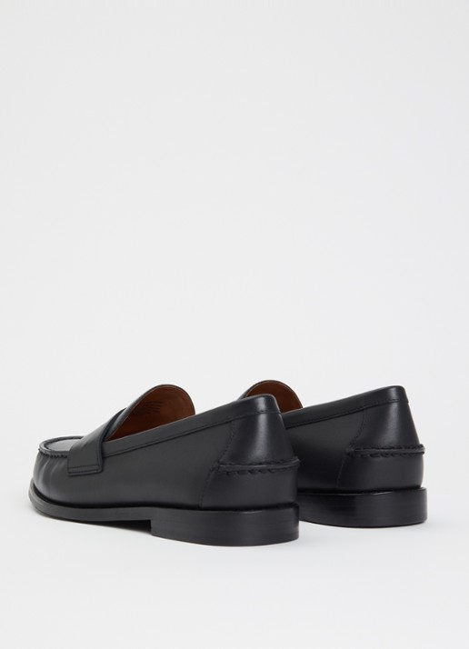 Ralph Lauren Alston loafer van leer - achterkant 5 zwart