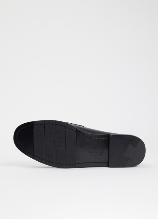 Ralph Lauren Alston loafer van leer - detail 4 zwart