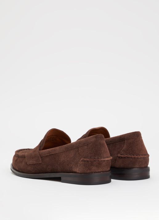 Ralph Lauren Alston loafer - achterkant 5 donkerbruin