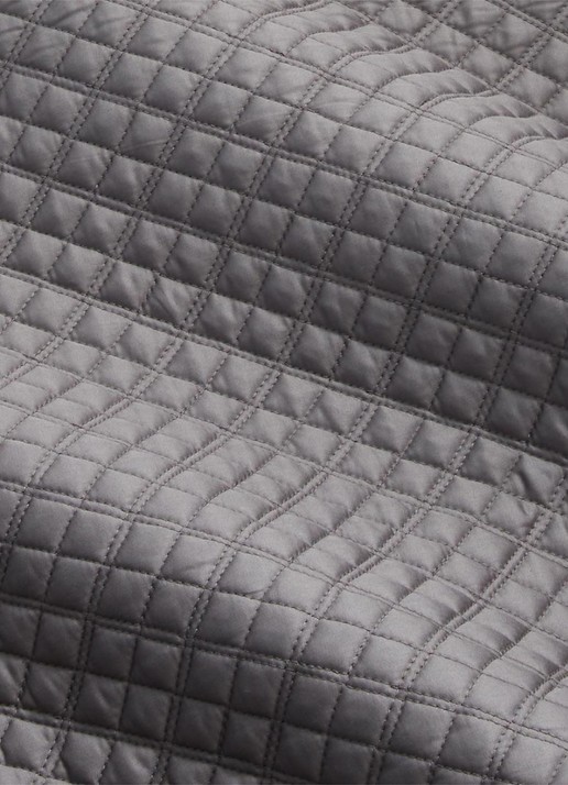 Ralph Lauren Argyle kussensloop van  katoen - voorkant 3 antraciet