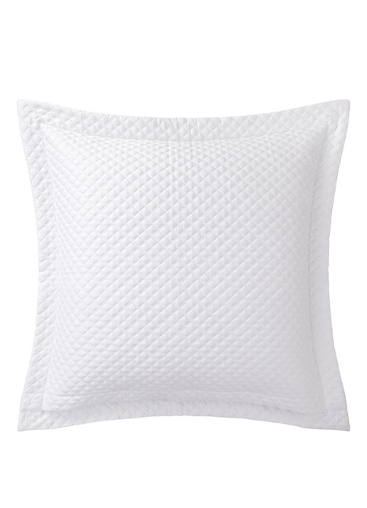 Ralph Lauren Argyle kussensloop van  katoen - achterkant wit