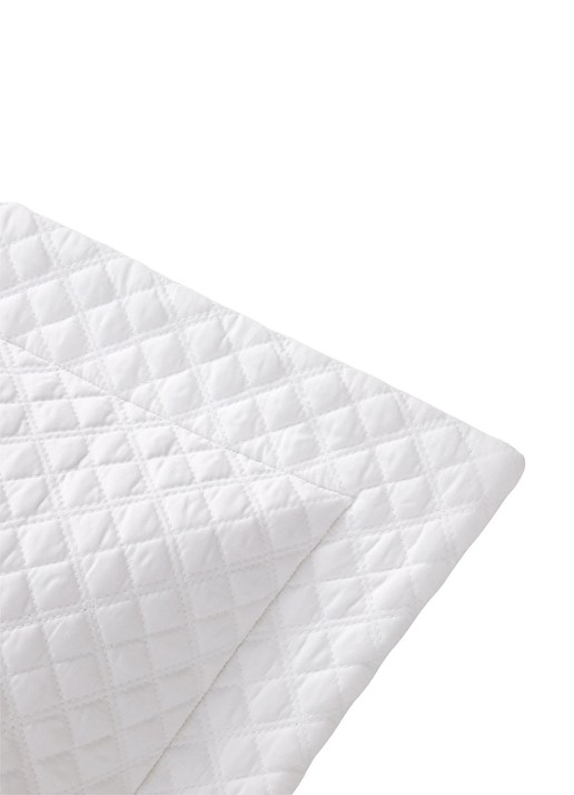 Ralph Lauren Argyle kussensloop van  katoen - voorkant 3 wit