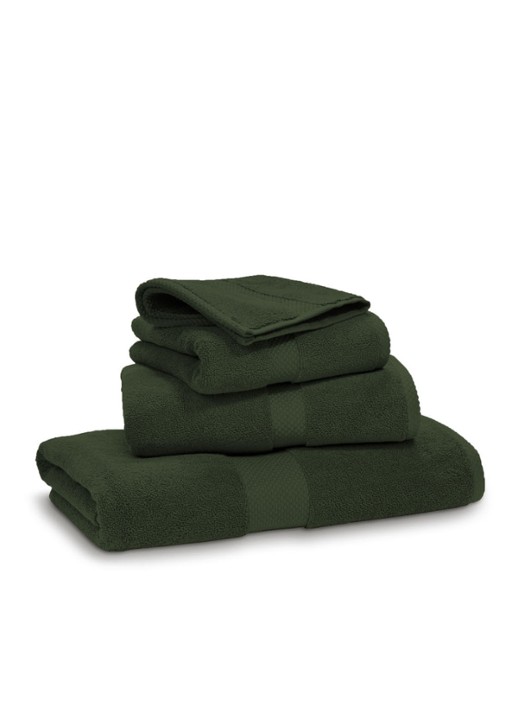 Ralph Lauren Avenue badmat - 50 x 80 cm - voorkant 2 legergroen