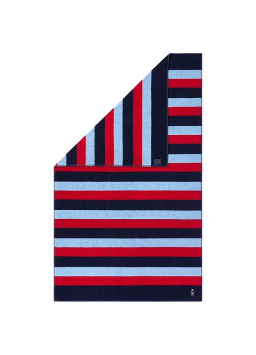 Ralph Lauren Badlaken 100 x 170 cm - achterkant donkerblauw