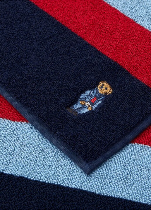 Ralph Lauren Badlaken 100 x 170 cm - voorkant 4 donkerblauw