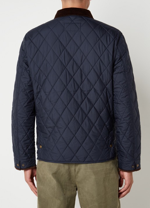 Ralph Lauren Beaton gewatteerd jack met klepzakken - achterkant 5 college navy fa22-3txn / donkerblauw