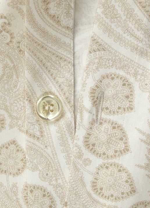 Ralph Lauren Beaumont dekbedovertrek - detail 2 cream