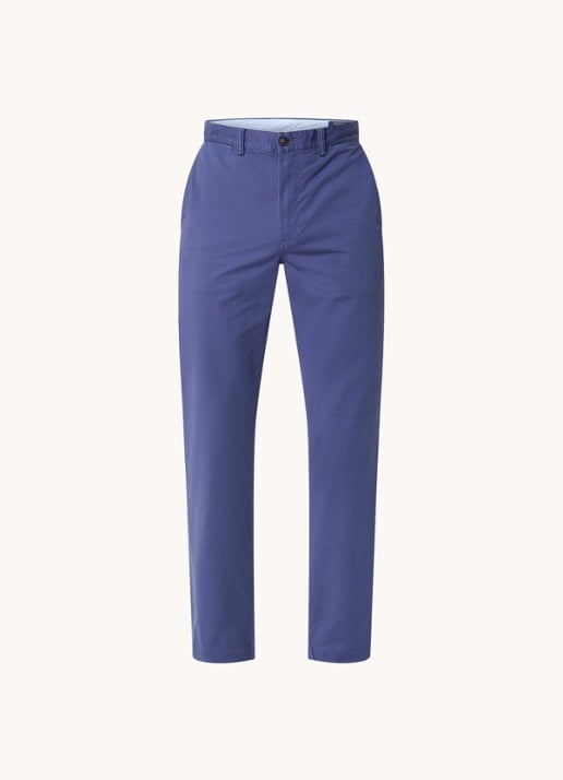 Ralph Lauren Bedford straight fit chino met stretch - voorkant light navy / petrol