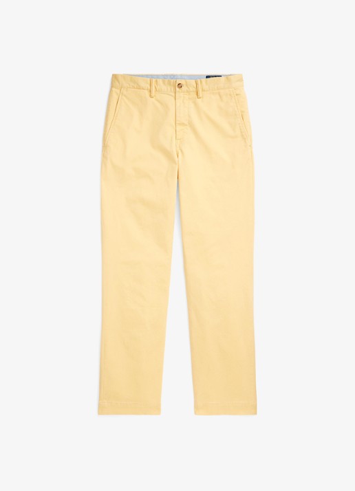 Ralph Lauren Bedford straight fit chino met stretch - voorkant 3 geel