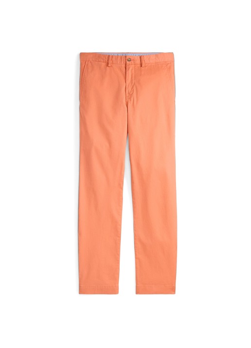 Ralph Lauren Bedford straight fit chino met stretch - voorkant deep mango