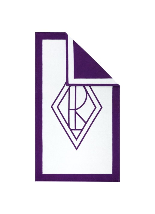 Ralph Lauren Blair strandlaken - 500 gr/m² - 100 x 170 cm - voorkant 4 paars