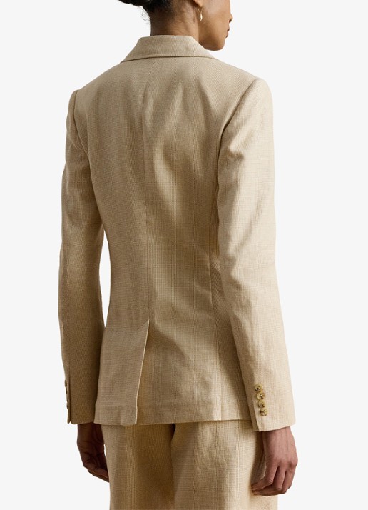 Ralph Lauren Blazer met klepzakken - achterkant 3 tan/cream / crème