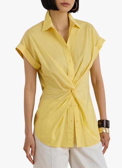 Ralph Lauren Blouse met geknoopt detail