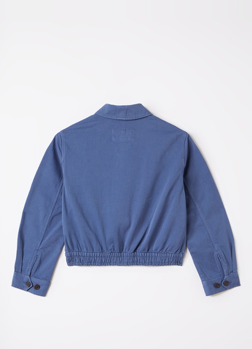 Ralph Lauren Bomberjack met logoborduring - achterkant 3 indigo