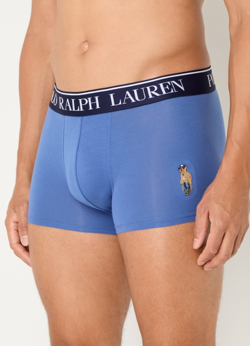 Ralph Lauren Boxershorts met logoband in 2-pack - voorkant 3 groen
