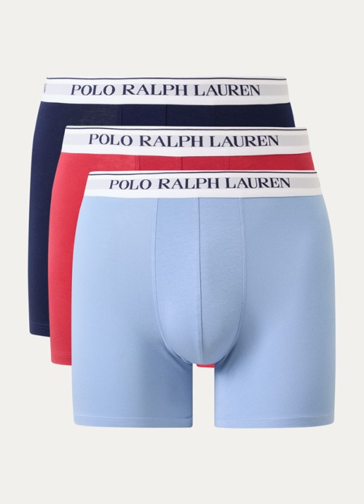 Ralph Lauren Boxershorts met logoband in 3-pack