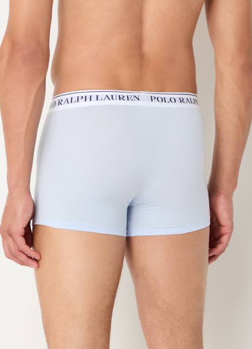 Ralph Lauren Boxershorts met logoband in 3-pack - achterkant 2 lichtroze