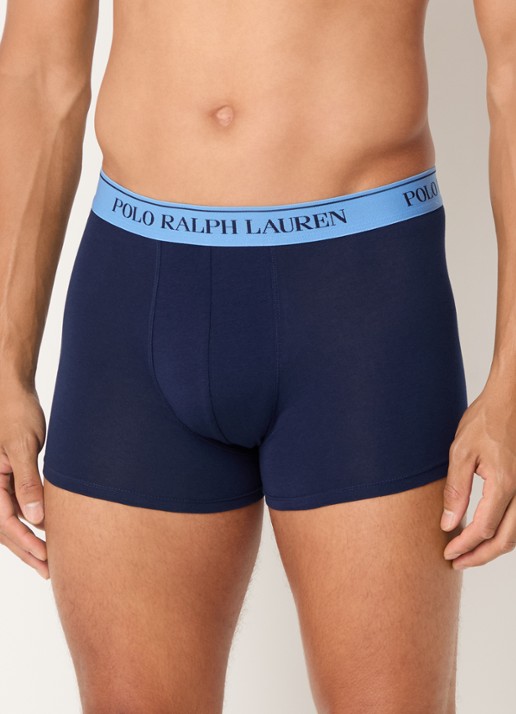 Ralph Lauren Boxershorts met logoband in 3-pack - detail 4 donkerblauw