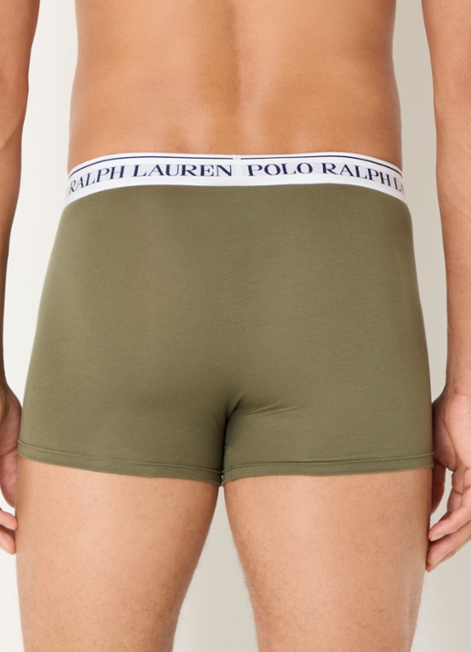 Ralph Lauren Boxershorts met logoband in 3-pack - achterkant indigo