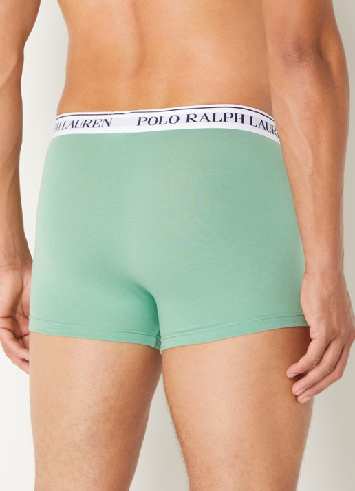 Ralph Lauren Boxershorts met logoband in 3-pack - achterkant roze