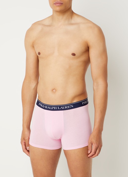 Ralph Lauren Boxershorts met logoband in 3-pack